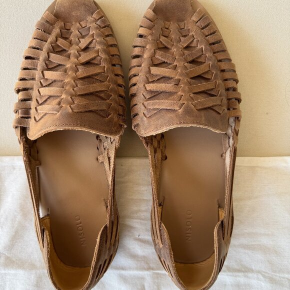 Nisolo Men’s Huarache Tobacco Size 10 - Picture 2 of 3